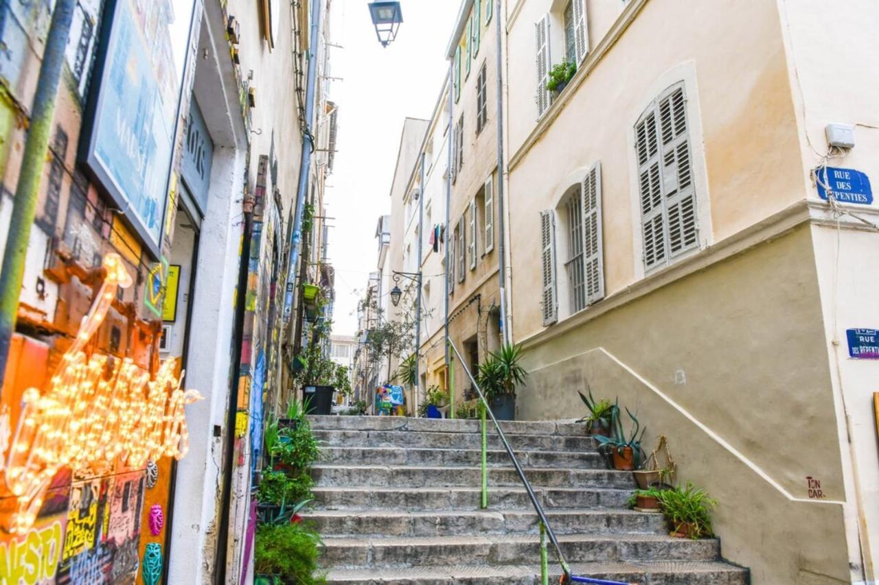 Appartement Le Duplex - Terrasse au cœur de Marseille Panier Extérieur photo